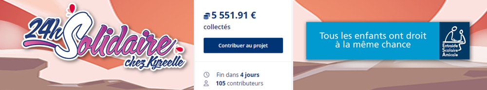 Pour aller sur la page de la cagnotte.